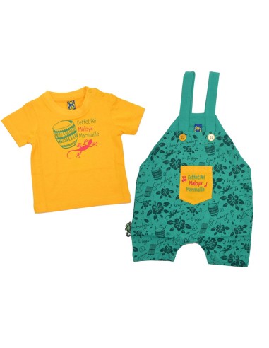 Ensemble Salopette + T-shirt LOYA