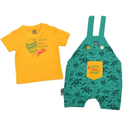 Ensemble Salopette + T-shirt LOYA