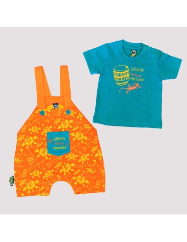 Ensemble Salopette + T-shirt LOYA