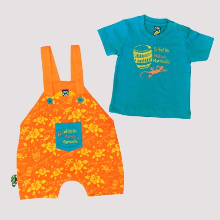 Ensemble Salopette + T-shirt LOYA