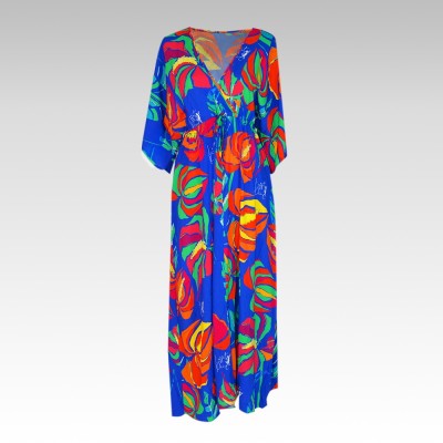 Robe Longue Canot Anthurium 2