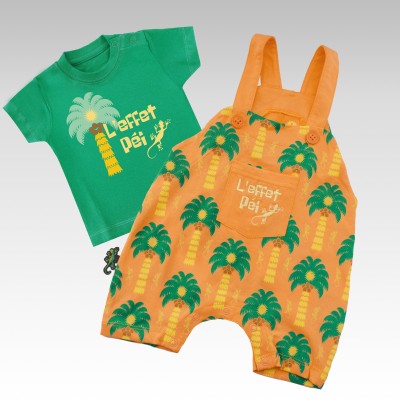 Ensemble T-Shirt et Salopette Ti Palmito 2
