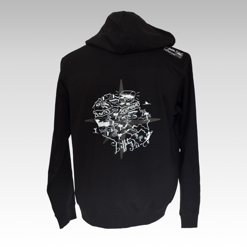 Veste Capuche Pirate des Mascareignes (Sakaye Zip)