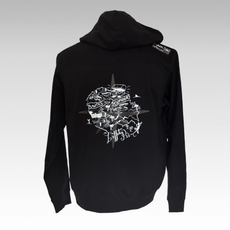 Veste Capuche Pirate des Mascareignes (Sakaye Zip)