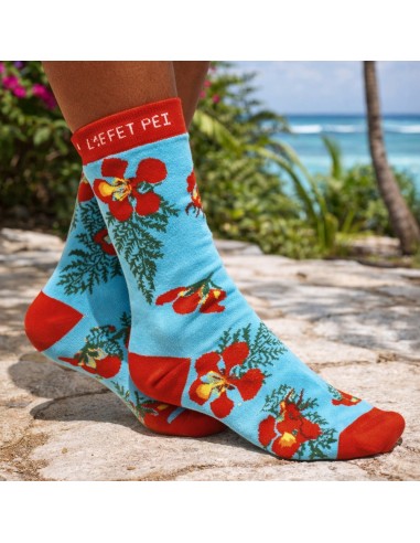 Chaussettes Péi Flamboyant