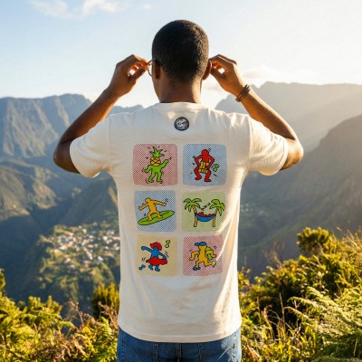 T-shirt Reunion Melanze