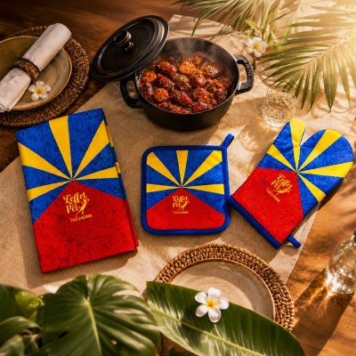 Lot de 3 accessoires cuisine Flag